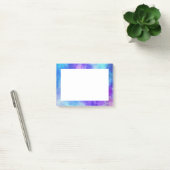 Paarse en Blauwe Galaxy Space Abstract Post-it® Notes (Kantoor)