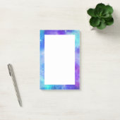 Paarse en Blauwe Galaxy Space Abstract Post-it® Notes (Kantoor)