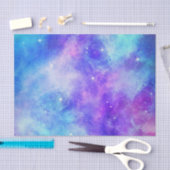 Paarse en Blauwe Galaxy Space Abstract Tissuepapier (Craft)