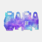 Paarse en Blauwe Galaxy Space Abstract Verjaardag Bedankdoosjes (Uitgevouwen)