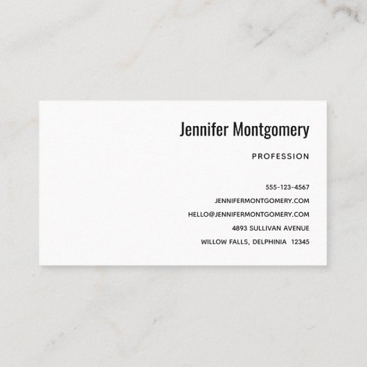 Paarse en Blauwe Galaxy Space Abstract Visitekaartje (Achterkant)