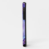 Paarse en blauwe geode Case-Mate iPhone case (Achterkant/links)