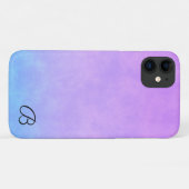 Paarse en blauwe gepersonaliseerde telefoonhoes Case-Mate iPhone case (Achterkant (horizontaal))