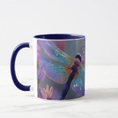 paarse en blauwe libellen mok (Links)