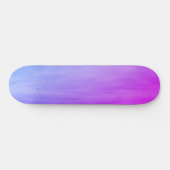 Paarse en blauwe lucht persoonlijk skateboard (Horizontaal)