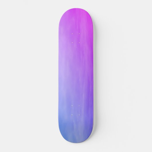 Paarse en blauwe lucht persoonlijk skateboard (Voorkant)
