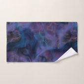 paarse en blauwe Marmer abstract Bad Handdoek (Handdoek)