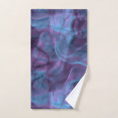 paarse en blauwe Marmer abstract Bad Handdoek (Handdoek)