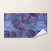 paarse en blauwe Marmer abstract Bad Handdoek (Handdoek)