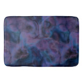paarse en blauwe Marmer abstract Badmat (Voorkant)