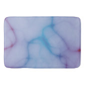 paarse en blauwe Marmer abstract Badmat (Voorkant)