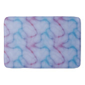 paarse en blauwe Marmer abstract Badmat (Voorkant)