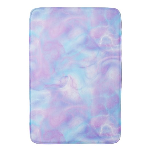 paarse en blauwe Marmer abstract Badmat (Voorkant Verticaal)