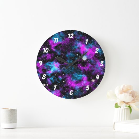 Paarse en blauwe melkkosmie grote klok (Huis)