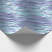 Paarse en blauwe metallic effect 2 cadeaupapier (Hoek)