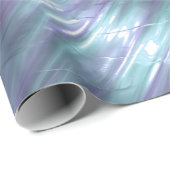 Paarse en blauwe metallic effect 2 cadeaupapier (Rol Hoek)