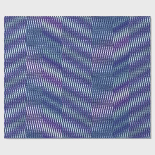 Paarse en blauwe moiré Stripes Moderne Abstracte k Cadeaupapier (Vlak)