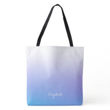 Paarse en blauwe ombre-design