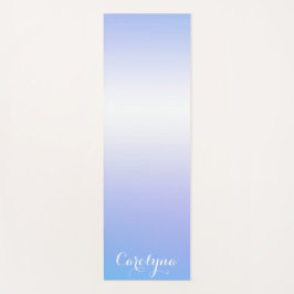 Paarse en blauwe ombre-design yogamat