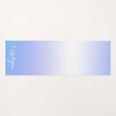 Paarse en blauwe ombre-design yogamat (Voorkant (horizontaal))