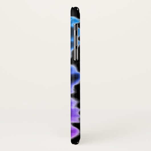 Paarse en blauwe orchideeën Case-Mate iPhone case (Achterkant/links)