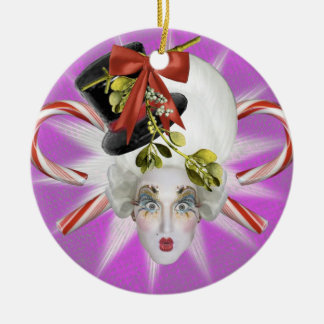 Paarse en Blauwe Poppycock Ornament