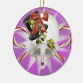 Paarse en Blauwe Poppycock Ornament (Links)