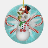 Paarse en Blauwe Poppycock Ornament (Achterkant)