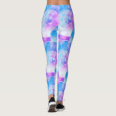 Paarse en blauwe schelpen leggings (Achterkant)