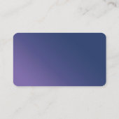 Paarse en blauwe Schoonmaak Service Visitekaartje (Achterkant)