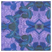 Paarse en blauwe sidewalk-Botanic Stof (Close Up)