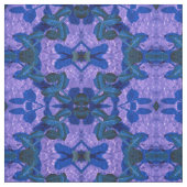 Paarse en blauwe sidewalk-Botanic Stof (Swatch)