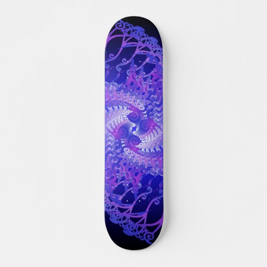 Paarse en blauwe spieren: Skateboard (Voorkant)