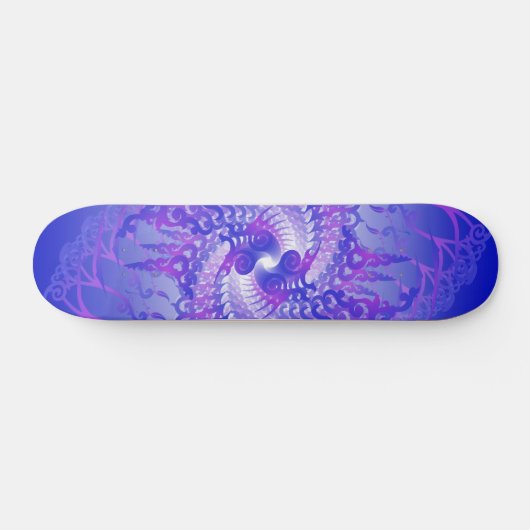 Paarse en blauwe spieren: Skateboard (Horizontaal)