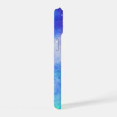 Paarse en Blauwe Sterrenstelsel Ruimte Abstract iPhone 15 Case (Rechterkant)