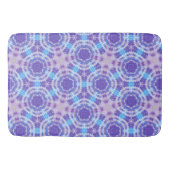 Paarse en Blauwe Tie Dye Pattern Badmat (Voorkant)