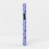 Paarse en Blauwe Tie Dye Pattern Case-Mate iPhone Case (Achterkant/rechts)