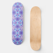 Paarse en Blauwe Tie Dye Pattern Persoonlijk Skateboard (Voorkant)