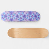 Paarse en Blauwe Tie Dye Pattern Persoonlijk Skateboard (Horizontaal)