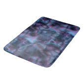 paarse en blauwe turquoise Marmer abstract Badmat (Gekanteld)