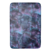 paarse en blauwe turquoise Marmer abstract Badmat (Voorkant Verticaal)
