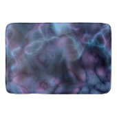 paarse en blauwe turquoise Marmer abstract Badmat (Voorkant)