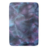 paarse en blauwe turquoise Marmer abstract Badmat (Voorkant Verticaal)