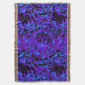 Paarse en blauwe vuursteen deken (Voorkant Verticaal)