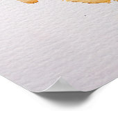 Paarse en Blauwe Waterverf Poster (Hoek)