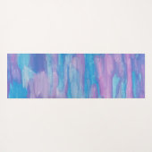 Paarse en blauwe wervelkolom Abstract Yogamat (Achterkant (horizontaal))