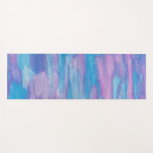 Paarse en blauwe wervelkolom Abstract Yogamat (Voorkant (horizontaal))