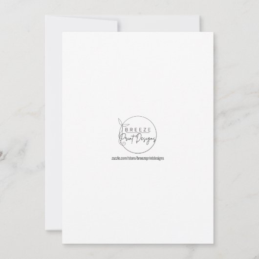 Paarse en blauwe Wisteria bruiloft uitnodigen Kaart (Achterkant)