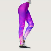 Paarse en blauwe wolken leggings (Rechts)