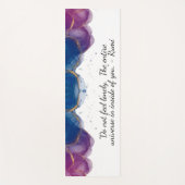 Paarse en Blauwe Yoga Mat (Voorkant)